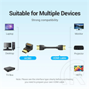 Vention adapter HDMI (M-F) (90°)