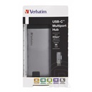 Verbatim USB-C Multiport HUB (Usb 3.0, HDMI, RJ45, SD/microSD)