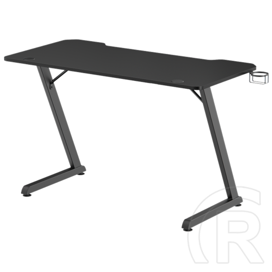 WhiteShark WS Helix Gamer asztal (120x60x1,6 cm, magasság 75 cm, teherbírás 75 kg, fekete)