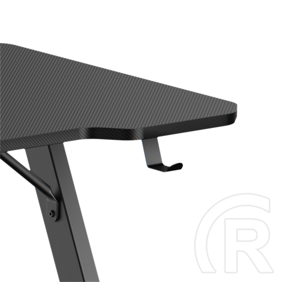 WhiteShark WS Helix Gamer asztal (120x60x1,6 cm, magasság 75 cm, teherbírás 75 kg, fekete)