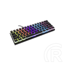 White Shark ASHIKO GK-2202-2/B/BL-US billentyűzet (angol, USB, mechanikus, 61 billentyűs, kék switch, fekete)