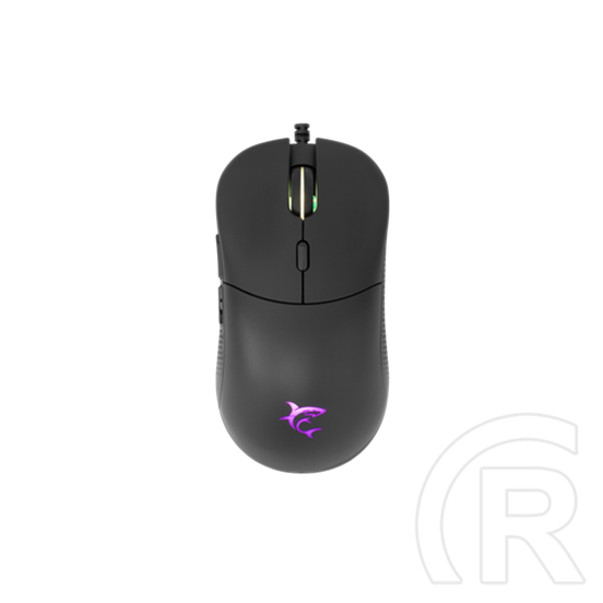 White Shark BAGDEMAGUS-B gamer egér (fekete, optikai, 6 gomb, 7200 DPI, RGB, 64 g)