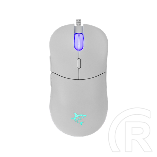 White Shark Bagdemagus W GM-5010W gamer egér (optikai, 6 gomb, 7200 DPI, RGB, fehér)