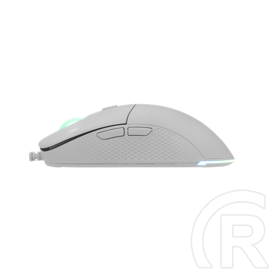 White Shark Bagdemagus W GM-5010W gamer egér (optikai, 6 gomb, 7200 DPI, RGB, fehér)