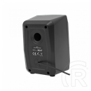 White Shark Beat RGB vezetékes hangszóró (2.0, 6 W, RGB, 3,5 mm jack, USB táp, fekete)
