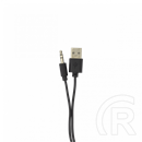 White Shark Beat RGB vezetékes hangszóró (2.0, 6 W, RGB, 3,5 mm jack, USB táp, fekete)