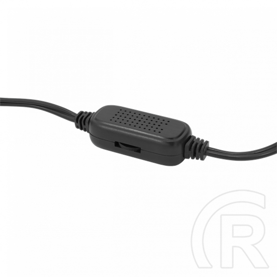 White Shark Beat RGB vezetékes hangszóró (2.0, 6 W, RGB, 3,5 mm jack, USB táp, fekete)
