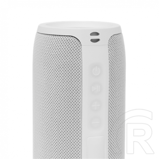 White Shark Conga bluetooth hordozható hangszóró (v5.0, 1800 mAh belső akku, 10 W, TWS, 4-6 óra, fehér)