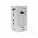 White Shark Conga bluetooth hordozható hangszóró (v5.0, 1800 mAh belső akku, 10 W, TWS, 4-6 óra, fehér)