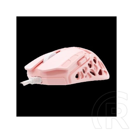 White Shark ECTOR-P GM-5016P gamer egér (rózsaszín, vezetékes, optikai, 7 gomb, 7200 DPI, Pixart PMW3327, RGB)