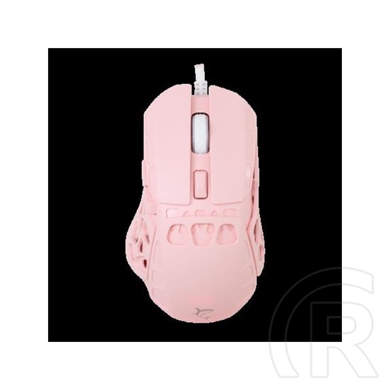 White Shark ECTOR-P GM-5016P gamer egér (rózsaszín, vezetékes, optikai, 7 gomb, 7200 DPI, Pixart PMW3327, RGB)