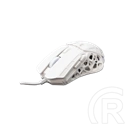 White Shark ECTOR-W GM-5016W gamer egér (vezetékes, optikai, 7 gombos, 7.200 DPI, RGB, fehér)
