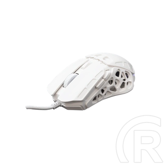 White Shark ECTOR-W GM-5016W gamer egér (vezetékes, optikai, 7 gombos, 7.200 DPI, RGB, fehér)