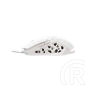 White Shark ECTOR-W GM-5016W gamer egér (vezetékes, optikai, 7 gombos, 7.200 DPI, RGB, fehér)
