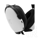 White Shark FOX-W gamer fejhallgató (vezetékes, mikrofon, 40 mm, 32 Ohm, 3,5 mm Jack, 1,8 m kábel, fehér)