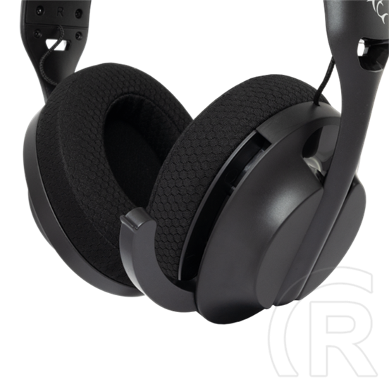 White Shark Falcon-B GH-2441B vezeték nélküli gamer fejhallgató sztereo (mikrofon, USB-C töltés, 3,5 mm jack, 40 mm, fek