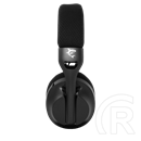 White Shark Falcon-B GH-2441B vezeték nélküli gamer fejhallgató sztereo (mikrofon, USB-C töltés, 3,5 mm jack, 40 mm, fek