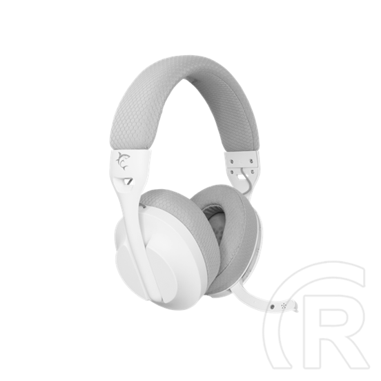 White Shark Falcon-W GH-2441W vezeték nélküli gamer fejhallgató sztereo (mikrofon, 40 mm, 3,5 mm jack, USB-C töltés, feh