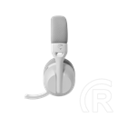 White Shark Falcon-W GH-2441W vezeték nélküli gamer fejhallgató sztereo (mikrofon, 40 mm, 3,5 mm jack, USB-C töltés, feh