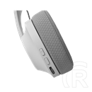 White Shark Falcon-W GH-2441W vezeték nélküli gamer fejhallgató sztereo (mikrofon, 40 mm, 3,5 mm jack, USB-C töltés, feh