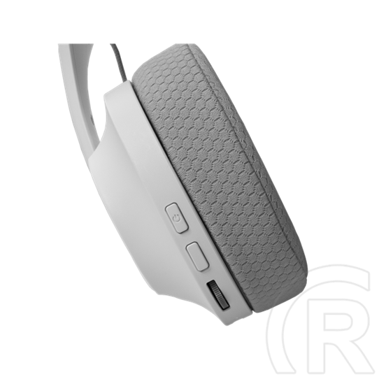 White Shark Falcon-W GH-2441W vezeték nélküli gamer fejhallgató sztereo (mikrofon, 40 mm, 3,5 mm jack, USB-C töltés, feh