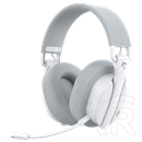 White Shark Firecrest-W WGH-2444W vezeték nélküli gamer fejhallgató (fehér, mikrofon, Bluetooth, 3,5 mm jack, 40 mm, 20