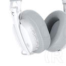 White Shark Firecrest-W WGH-2444W vezeték nélküli gamer fejhallgató (fehér, mikrofon, Bluetooth, 3,5 mm jack, 40 mm, 20