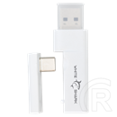 White Shark Firecrest-W WGH-2444W vezeték nélküli gamer fejhallgató (fehér, mikrofon, Bluetooth, 3,5 mm jack, 40 mm, 20