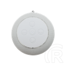 White Shark GBT-619W Idakka-W bluetooth hangszóró (v5.1, 2x5W, 2400 mAh akkumulátor, TWS, RGB, fehér)