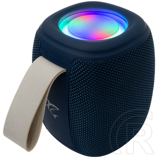 White Shark GBT-888BL DHAK-BL bluetooth hordozható hangszóró (v5.1, 5W, 1200 mAh, TWS, kék)