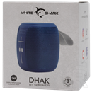 White Shark GBT-888BL DHAK-BL bluetooth hordozható hangszóró (v5.1, 5W, 1200 mAh, TWS, kék)