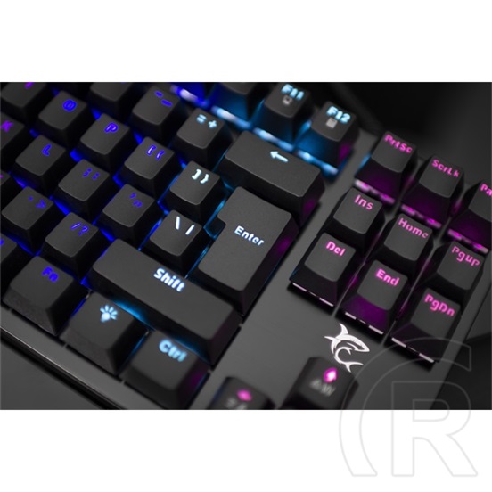 White Shark GK-1925 Spartan RGB mechanikus billentyűzet (US, USB, fekete)