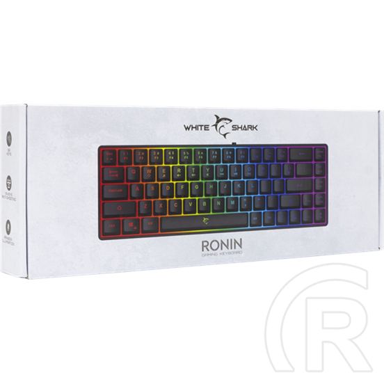 White Shark GK-2201B Ronin gaming billentyűzet (HU, USB, fekete)