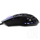 White Shark GM-5018B Caradoc-B gamer egér (vezetékes, optikai, 7 gomb, 7200 DPI, RGB, fekete)