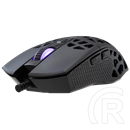 White Shark GM-5018B Caradoc-B gamer egér (vezetékes, optikai, 7 gomb, 7200 DPI, RGB, fekete)