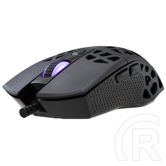 White Shark GM-5018B Caradoc-B gamer egér (vezetékes, optikai, 7 gomb, 7200 DPI, RGB, fekete)
