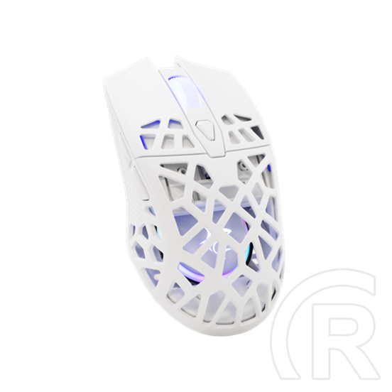 White Shark GM-5018W Caradoc-W gamer egér (vezetékes, optikai, 7 gomb, 7200 DPI, RGB, USB, fehér)