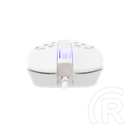 White Shark GM-5018W Caradoc-W gamer egér (vezetékes, optikai, 7 gomb, 7200 DPI, RGB, USB, fehér)