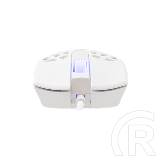White Shark GM-5018W Caradoc-W gamer egér (vezetékes, optikai, 7 gomb, 7200 DPI, RGB, USB, fehér)