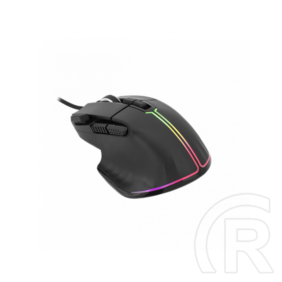White Shark GM-9006B Marrok gamer egér (optikai, USB 2.0, 12000 DPI, 9 gomb, fekete)
