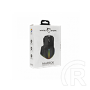 White Shark GM-9006B Marrok gamer egér (optikai, USB 2.0, 12000 DPI, 9 gomb, fekete)