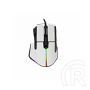 White Shark GM-9006W Marrok-W gamer egér (fehér, optikai, 12000 DPI, USB 2.0, 9 gombos, RGB, 1000 Hz, fonott kábel)