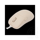 White Shark Graphene-BE GM-5014BE vezetékes gamer egér (bézs, 6 gomb, 6200 DPI, PixArt 3327, RGB, USB)