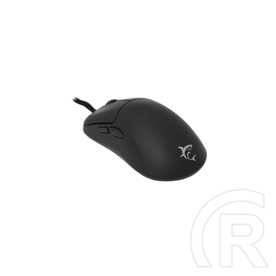 White Shark Graphene-B GM-5014B gamer egér (6 gomb, optikai, 6200 DPI, RGB, USB, fekete)