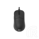 White Shark Graphene-B GM-5014B gamer egér (6 gomb, optikai, 6200 DPI, RGB, USB, fekete)