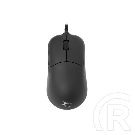 White Shark Graphene-B GM-5014B gamer egér (6 gomb, optikai, 6200 DPI, RGB, USB, fekete)
