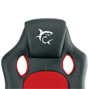 White Shark Kings Throne gamer szék (fekete, piros, eco-bőr)