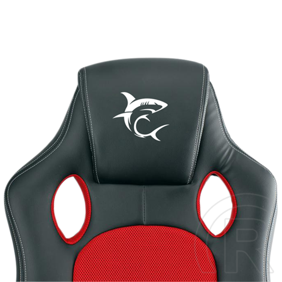 White Shark Kings Throne gamer szék (fekete, piros, eco-bőr)