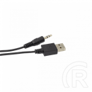 White Shark Mood hangszóró (2.2, 16W, LED, USB 2.0, 3.5 mm, fekete)