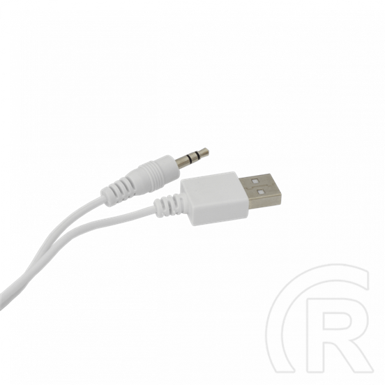 White Shark Mood hangszóró (2.2, 16W, LED világítás, USB táp, 3,5 mm, fehér)
